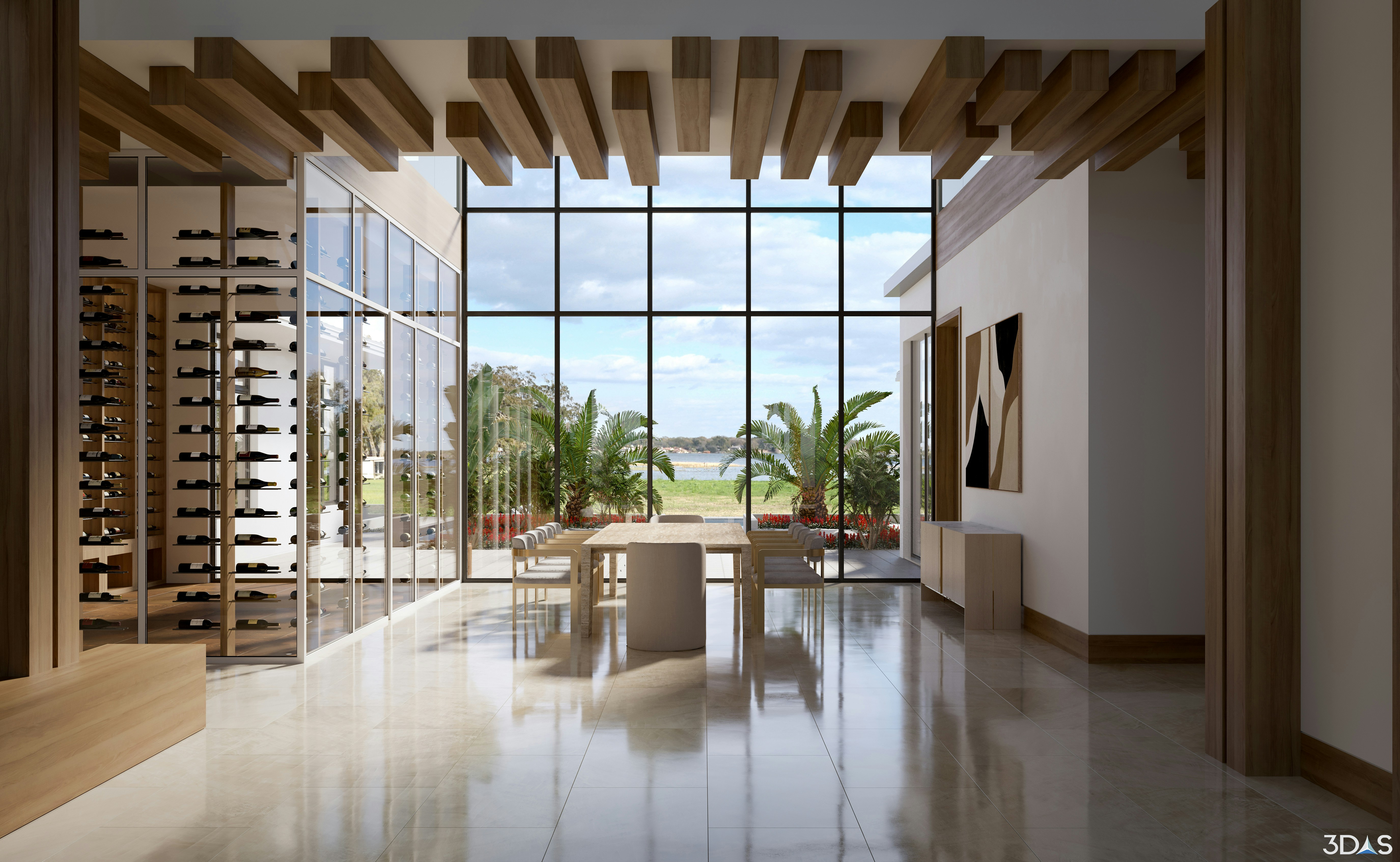 Private estate wine cellar